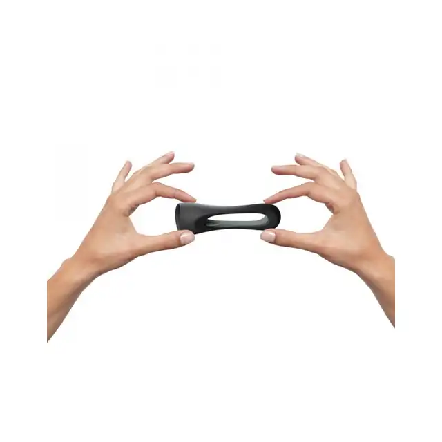 Love to Love - Flux Ring Black - podwójny ring na penisa w kolorze czarnym. Zwiększona erekcja i opóźniony wytrysk
