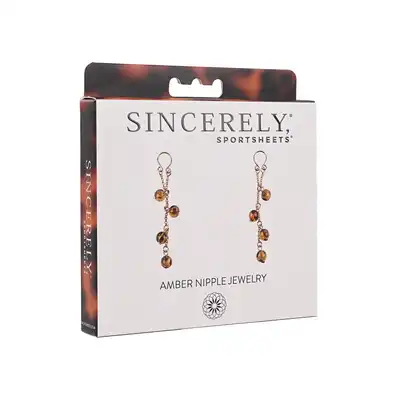 SPORTSHEETS AMBER NIPPLE JEWELRY