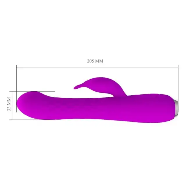 Pretty Love - Molly USB. Niezwykle stymulujący wibrator z 8 rzędami ruchomych kuleczek 