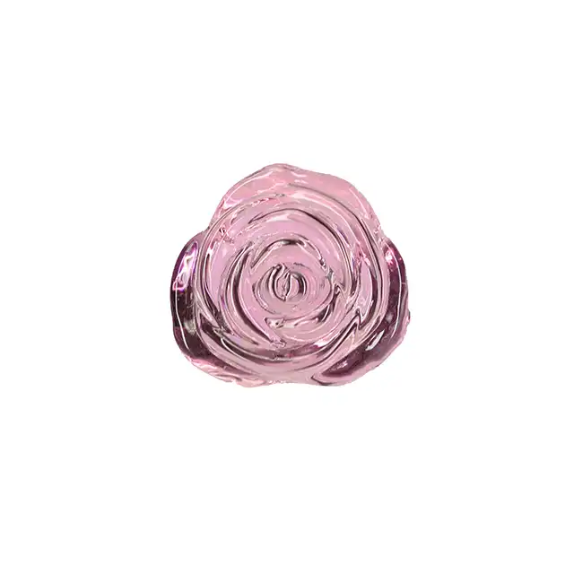 Pillow Talk - Rosy. Szklana wtyczka analna z różą w podstawie. Piękno, przyjemność i luksus. Z Rosy możesz mieć to wszystko.