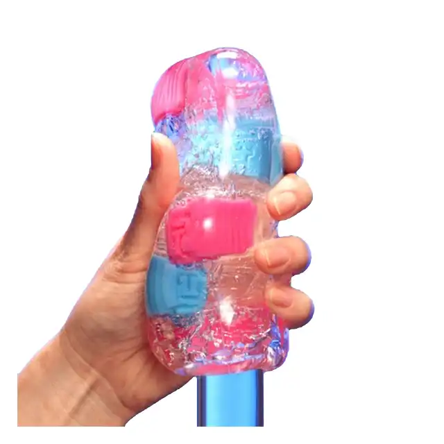 Tenga - Boble Crazy Marbles. Elastyczny masturbator żelowy z nieregularnymi stymulującymi kulkami wewnątrz. Nowa forma stymulacji