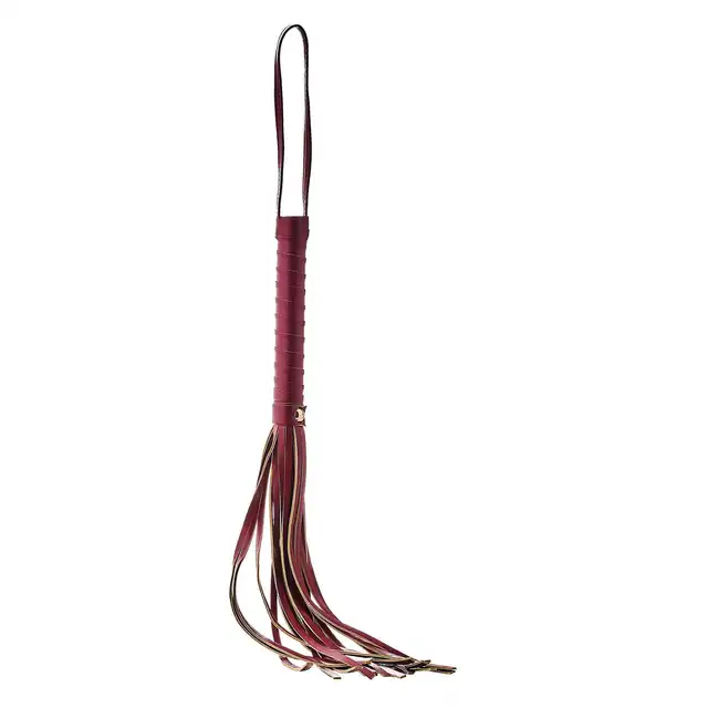 Blaze - Elite BDSM Set Red. Elegancki, 5-częściowy zestaw do BDSM, czerwono-złoty. Luksus i styl. 