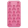 Sexy Ice Maker - Różowa silikonowa foremka do 11 kostek lodu w kształcie penisa. Zabawny sposób na schłodzenie drinków i przełamanie lodów podczas imprezy.