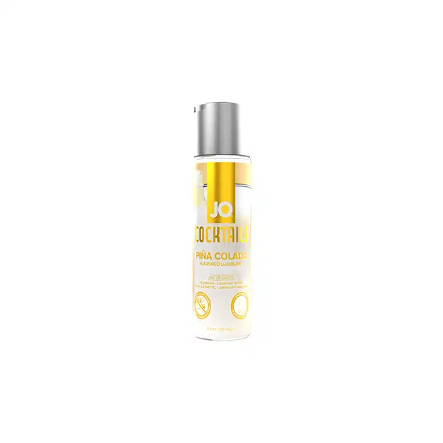 System Jo - H2O Lubricant Cocktails Pina Colada 60 ml - smakowy lubrykant na bazie wody. Smak koktajlu - pina colada