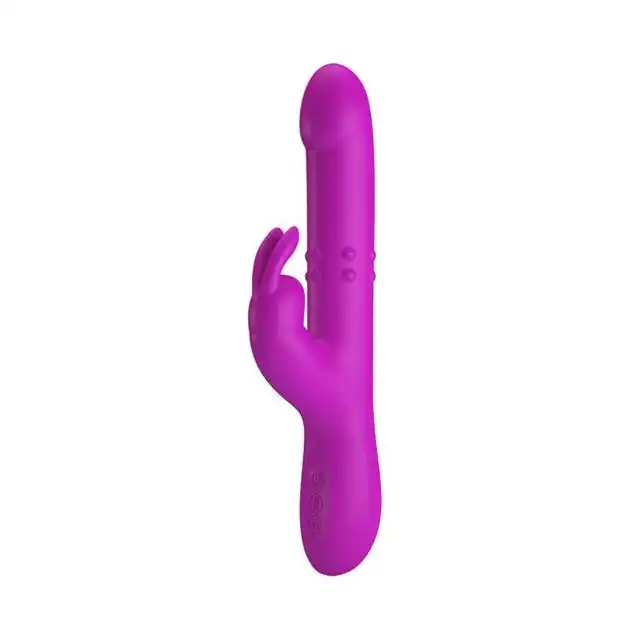 Pretty Love - Reese USB. Wielofunkcyjny wibrator z ruchomymi kuleczkami oraz ruchem posuwistym