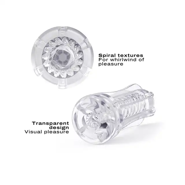 Dorcel - Deep Blow Tornado Sleeve - przezroczysty rękaw do masturbatora. Niesamowita dawka przyjemności