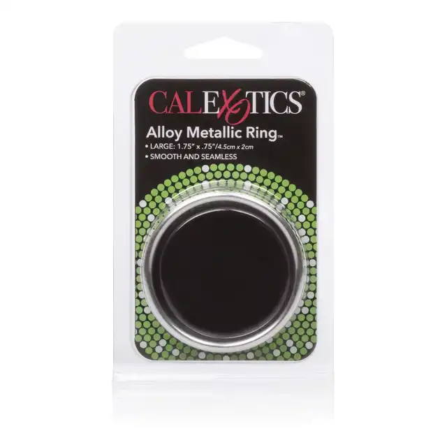 Calexotics - Alloy Mettalic Ring L. Duży ring erekcyjny wykonany z metalu. Ekskluzywny pierścien wspomagający erekcję