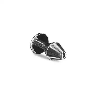 Massive Steel Butt Plug - M Silver