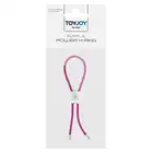 ToyJoy - Power X Ring Purple. Ring erekcyjny z regulowanym obwodem, opaska zaciskowa z blokadą mechaniczną. Idealne dopasowanie