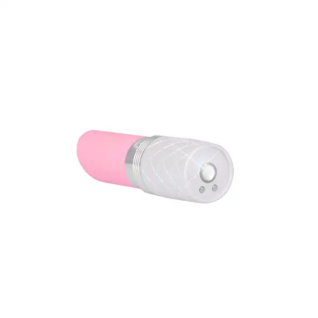 Pillow Talk - Lusty Pink. Super dyskretny wibrator łechtaczkowy ze stymulującym języczkiem. Forma incognito w formie szminki 