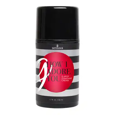 Sensuva - G, How I Adore You - G-Spot Stimulant Cream 50 ml - krem do przyjemnej stymulacji punktu G. Zwielokrotniony orgazm