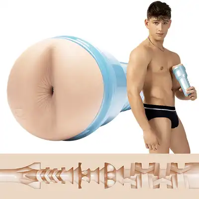 Fleshjack Boys - Reno Gold Golden Boy. Masturbator sygnowany przez kultową gwiazdę porno. Ultra ciasny anus