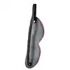 Blaze - Elite Eye Mask Red. Elitarna maska na oczy wykonana ze sztucznej skóry w kolorze czerwonym. Eleganckie złote elementy. 