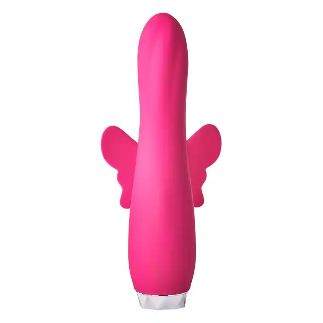 Dream Toys - Flirts Butterfly Vibrator. Podwójny wibrator do stymulacji punktu G i łechtaczki. Podwójna stymulacja na wysokim poziomie