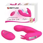 Pretty Love - Josephine G-Spot Pink. Niezwykły wibrator do punktu G z pulsacyjnym stymulatorem łechtaczki i krocza 