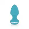 Cala Azul - Blanca Anal Plug. Turkusowa wibrująca zatyczka analna inspirowana energetyczną Ibizą