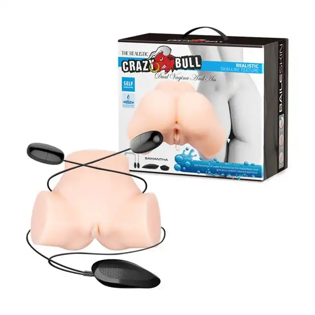 Crazy Bull - Dual Vagina And Ass. Masturbator w formie dużego tyłka. Soczyste pośladki, które poddadzą się Twoim rozkazom