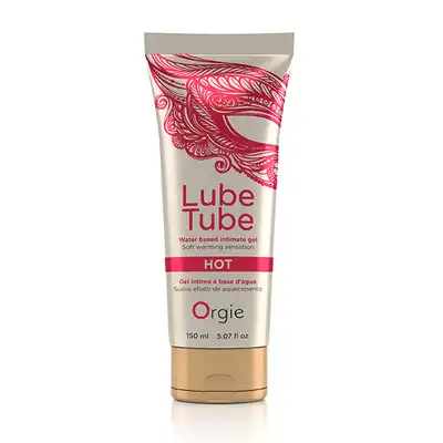 Orige - Lube Tube Hot 150 ml - rozgrzewający lubrykant na bazie wody. Zwiększone doznania