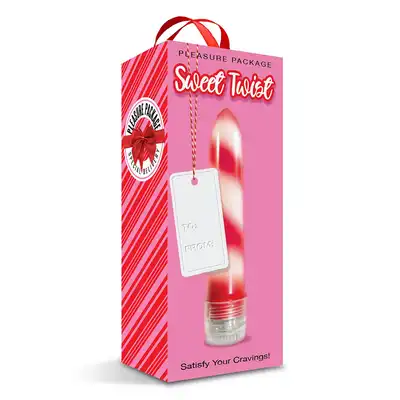 Sweet Twist - Multispeed Vibe. Uroczy wibrator o niewielkich rozmiarach, regulowana moc wibracji w pięknym cukierkowym designie