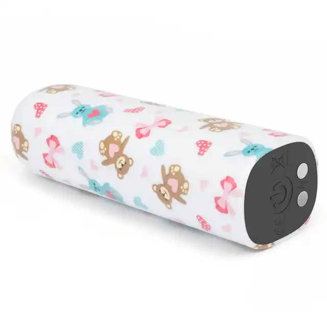 LoveToy - Bear Massager. Mini wibrator o uroczym wzorze misiów. Całkowita dyskrecja w każdej chwili pod ręką