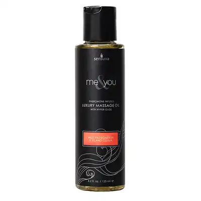 Sensuva - Me &amp; You Wild Passion Fruit &amp; Island Guava Oil. Tropikalny olejek do masażu o zapachu marakui i guawy