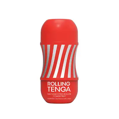 Tenga - Rolling Tenga Gyro Roller Cup Medium. Masturbator z wyjątkowym rękawem stymulującym. Produkt kompatybilny z Tenga-Gyro Roller
