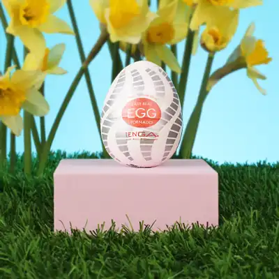 Tenga - Egg Tornado. Nowoczesny masturbator męski. Kompaktowa forma, idealny w podróży