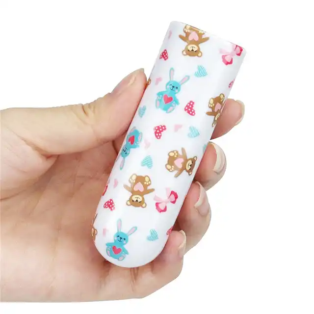 LoveToy - Bear Massager. Mini wibrator o uroczym wzorze misiów. Całkowita dyskrecja w każdej chwili pod ręką