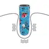LoveToy - Daphne Massager. Mini wibrator o uroczym wzorze kwiatowym. Idealny elegancki towarzysz dla miłośniczki kwiatów