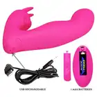 Pretty Love - Josephine G-Spot Pink. Niezwykły wibrator do punktu G z pulsacyjnym stymulatorem łechtaczki i krocza 
