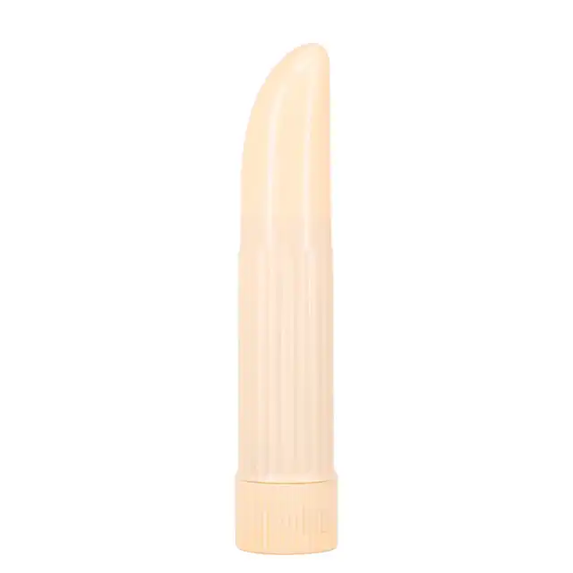Seven Creations - Lady Finger Mini Vibrator Cream. Prosty wibrator o klasycznym kształcie, stymulacyjna powierzchnia i regulowana moc wibracji 