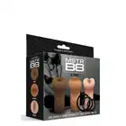 HAPPY ENDING MSTR B8 SIX PACK ASS MOUTH PUSSY STROKER W/SIX RINGS