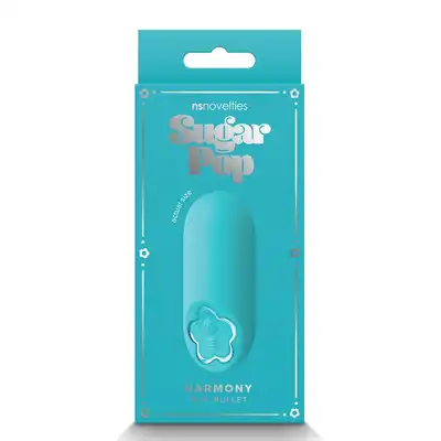 Sugar Pop - Harmony Teal. Dyskretny i kompaktowy wibrator, idealny do intensywnej stymulacji i przyjemności