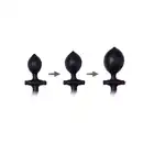 Rimba - Inflatable Anal Plug - pompowany plug analny z ogonem. Łatwy zawór spustowy