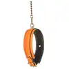 Radiant - Collat &amp; Leash Set.  Świecący w ciemnościach zestaw BDSM obroża i smycz. Fluorescencyjny futurystyczny pomarańcz