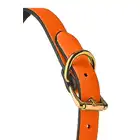 Radiant - Ball Gag Glow In The Dark Orange. Świecący w ciemności knebel z silikonową kulką o średnicy 4 cm. Fluorescencyjnie futurystycznie pomarańczowy. 