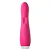 Dream Toys - Flirts Rabbit Vibrator. Poręczny wibrator z żebrowanym trzonem i super stymulującymi króliczymi uszkami