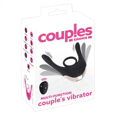 Couples Choice - Multi-Function Couple’s Vibrator - wibrator dla par z ringiem na penisa oraz dwoma stymulującymi ramionami. Trzy silniki