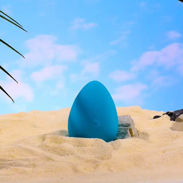 Cala Azul - San Antonio. Intensywnie wibrujące jajeczko inspirowane słoneczną Ibizą