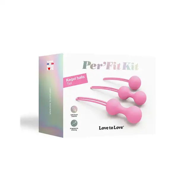 Love to Love - PetFit Set Pink - zestaw treningowy do ćwiczeń mięśni kegla. Wzmocnienie mięśni dna miednicy