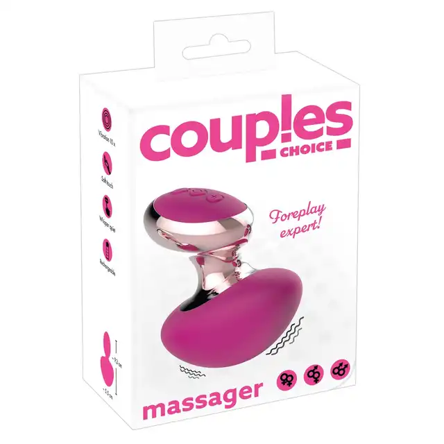 Couples Choice - Massager - wielofunkcyjny masażer. Łatwa do trzymania rączka oraz 10 trybów wibracji