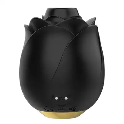 Fifty Shades of Grey - Suction Rose Black. Czarna różyczka do łechtaczki, stymulacja ciśnieniowa w trybie incognito