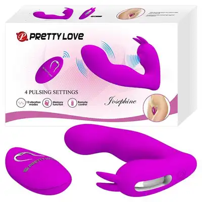 Pretty Love - Josephine G-Spot. Masażer punktu G oraz warg sromowych z pulsacyjnym stymulatorem łechtaczki 