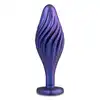 ANAL ADVENTURES MATRIX SWIRLING BLING PLUG SAPPHIRE