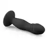 Easy Toys - Silicone Pleaser Black. Czarne silikonowe dildo analne z mocną przyssawką. Półrealistyczny design