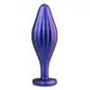 ANAL ADVENTURES MATRIX WAVY BLING PLUG SAPPHIRE