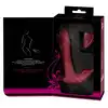 Javida - RC Hands-free Vibrator. Podwójny wibrator dopochwowy i łechtaczkowy. Funkcja posuwu, obrotowe kulki i wibracje dla wyjątkowych doznań, sterowanie pilotem
