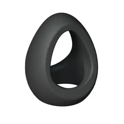 Love to Love - Flux Ring Black - podwójny ring na penisa w kolorze czarnym. Zwiększona erekcja i opóźniony wytrysk