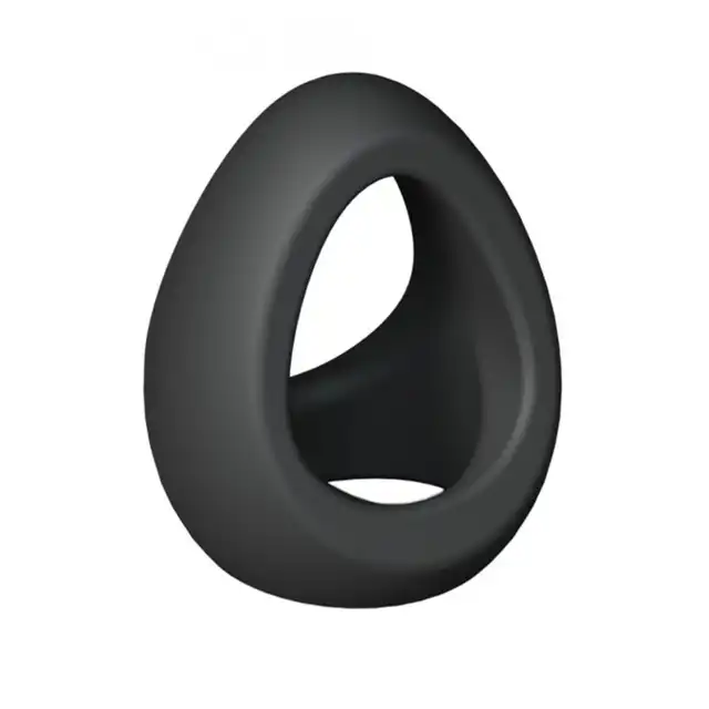 Love to Love - Flux Ring Black - podwójny ring na penisa w kolorze czarnym. Zwiększona erekcja i opóźniony wytrysk
