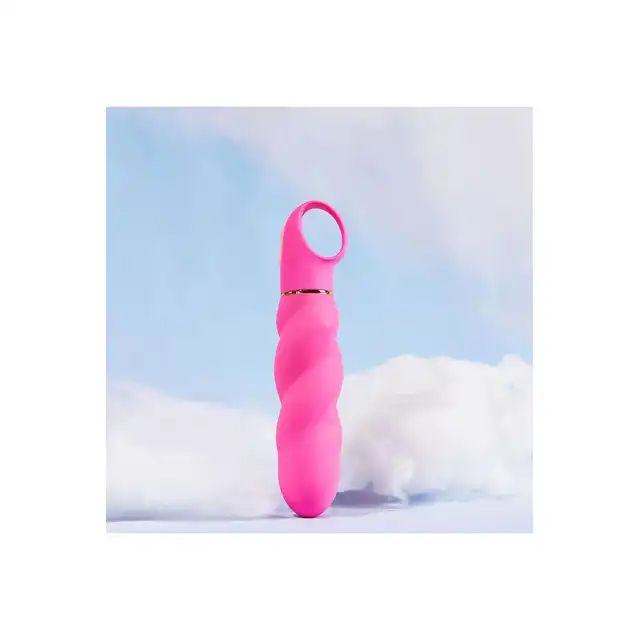 Aria - Amazing AF Fuchsia USB. Różowy wibrator o energetycznym kolorze i szalonym kształcie. Mega poziom stymulacji. 